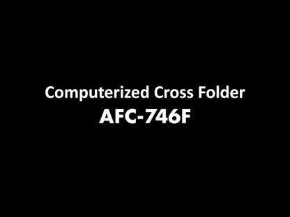 Computerized Cross Folder AFC-746F video demonstration