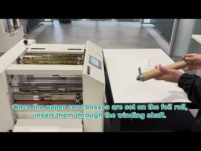 FoilGlazer II: How to set up a foil roll