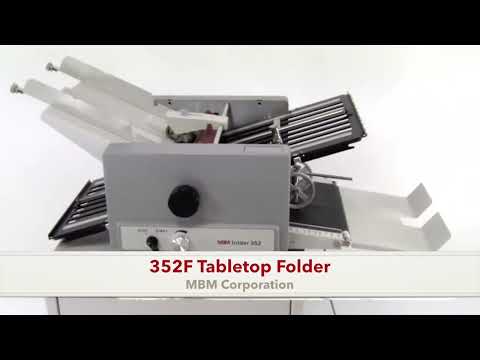 352F Paper Folder by MBM Video Showcase