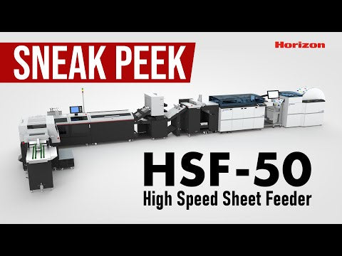 Horizon HSF-50 High Speed Sheet Feeder Video Sneak Peek