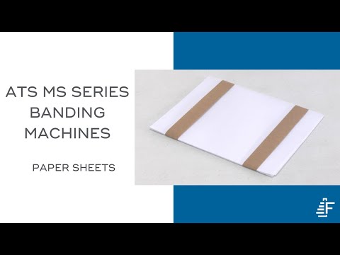 Paper Sheets Banding ATS MS-420 Banding Machine Video