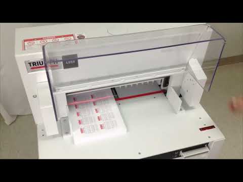 Triumph 4350 and 4850 Paper Cutters by MBM