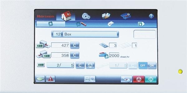 Horizon RD-3346 Control Screen