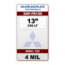 Silver DigiPlate FR100 4m 13" 725