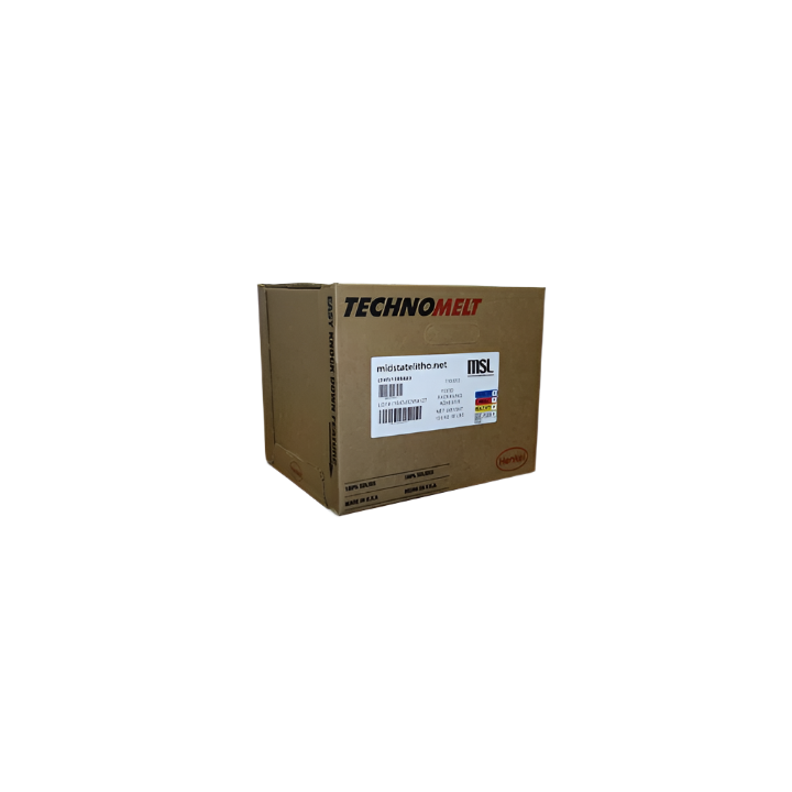 Technomelt Cool 416C Coolbind Adhesive Glue – 30lb box labeled with MSL branding and Henkel logo
