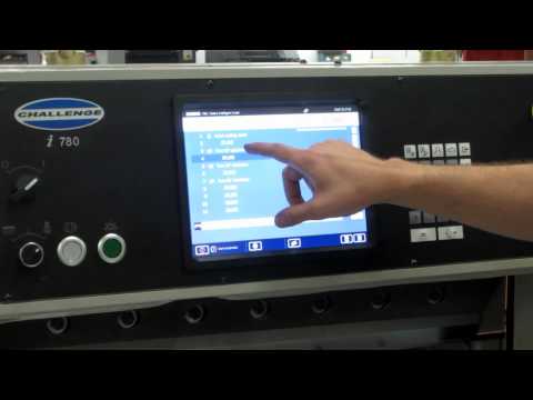 Challenge Machinery DAEHO iCutter i780 Paper Cutter Machine Video Showcase